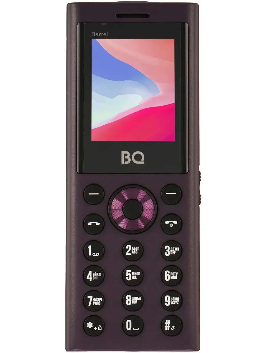 Мобильный телефон BQ 1858 Barrel Purple+Black ( 3 Sim, 0,08Мп, 800мАч, 1,77", Type-S)