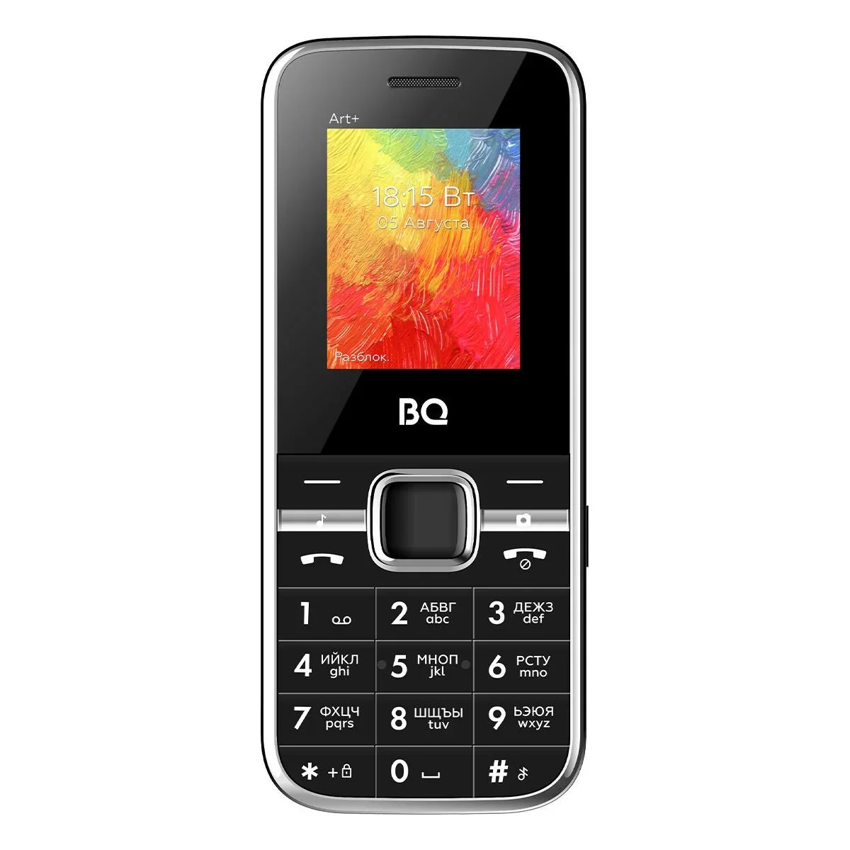 Мобильный телефон BQ 1868 Art+ Black ( 2 Sim, 800мАч, 1,77")