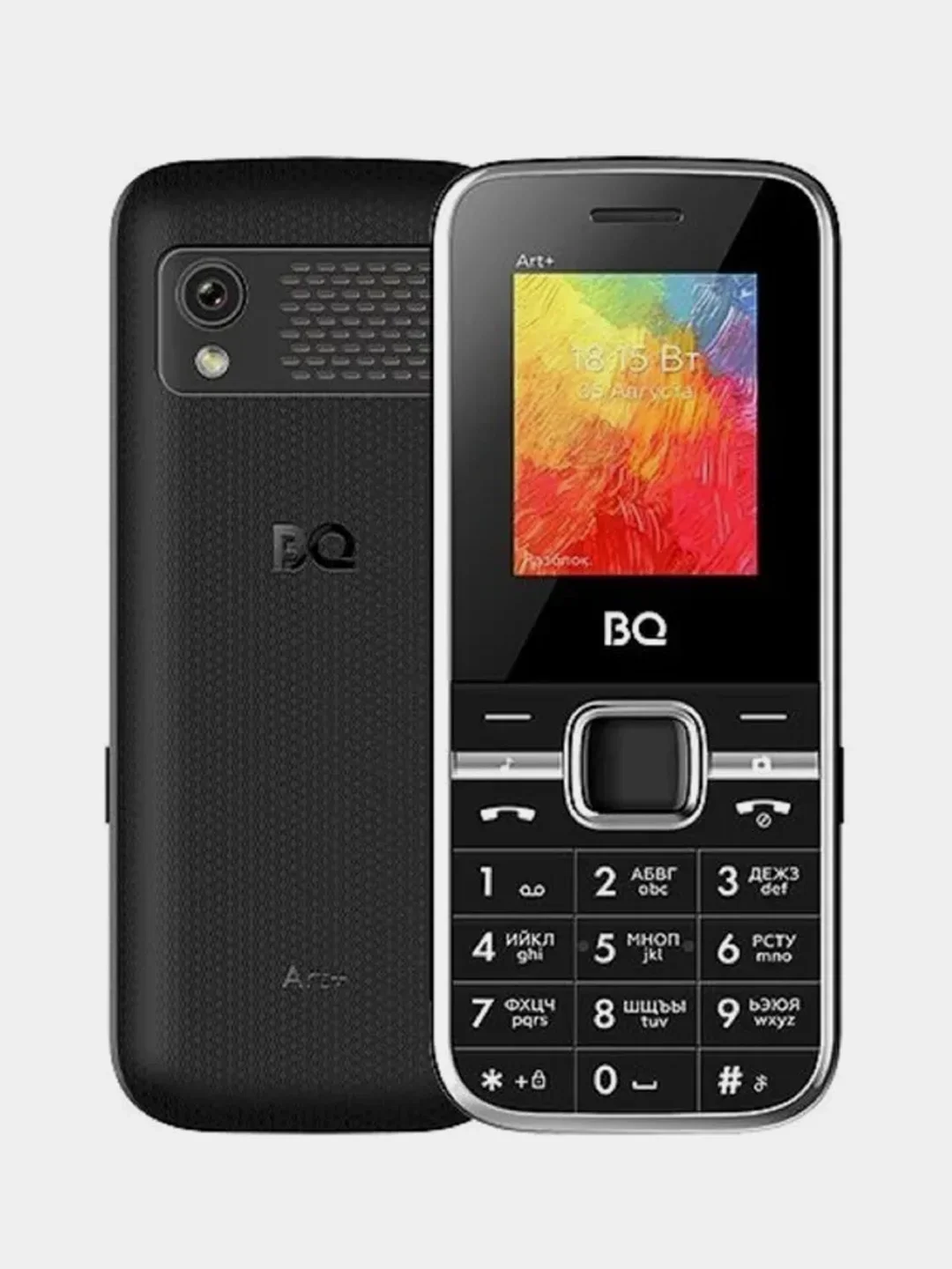 Мобильный телефон BQ 1868 Art+ Black ( 2 Sim, 800мАч, 1,77")