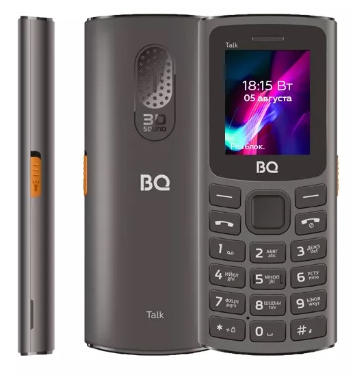 Мобильный телефон BQ-1862 Talk Серый