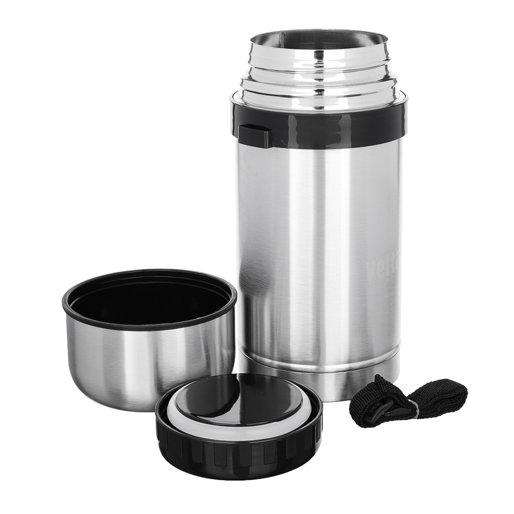 VETTA Термос металлический Soup с широким горлом 1,00л серебристый MD-100SJ