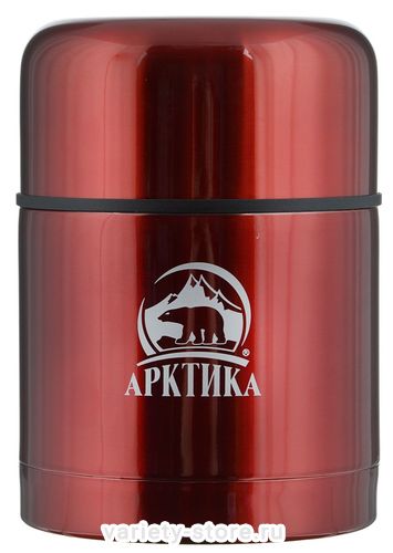 АРКТИКА Термос бытовой, вакуумный, с широким горлом тм "Арктика", 500 мл, арт. 302-500 (красный)