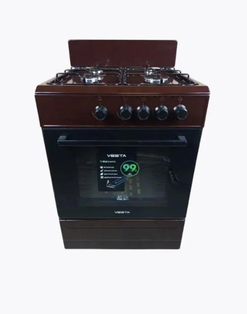 Газовая плита Bergamo VGG 6021.1 Коричневая с VD