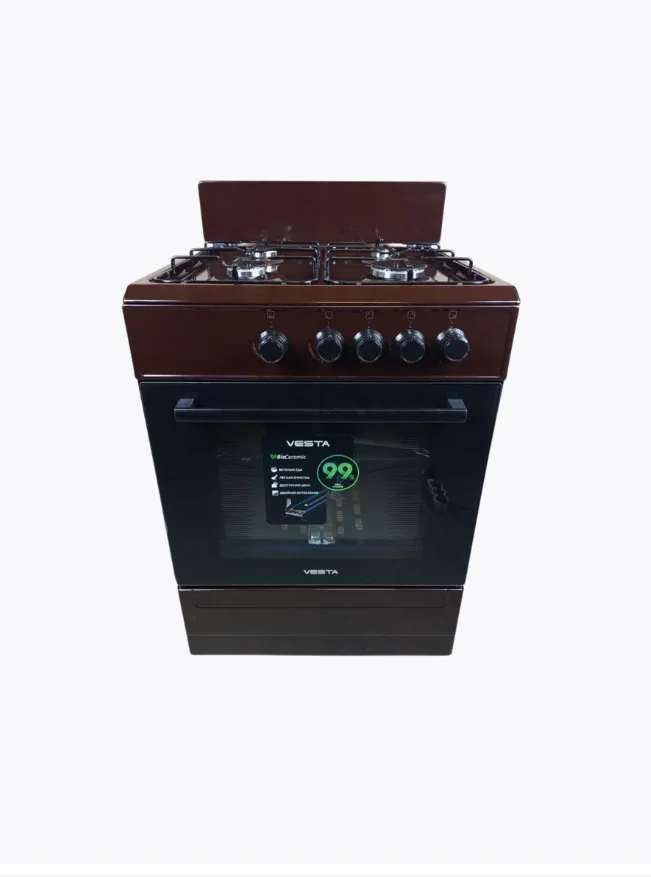 Газовая плита Bergamo VGG 6021.1 Коричневая с VD