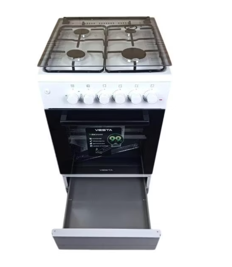 Комбинированная плита VESTA Valencia VGE 50 10-E Бежевый CHU с VD