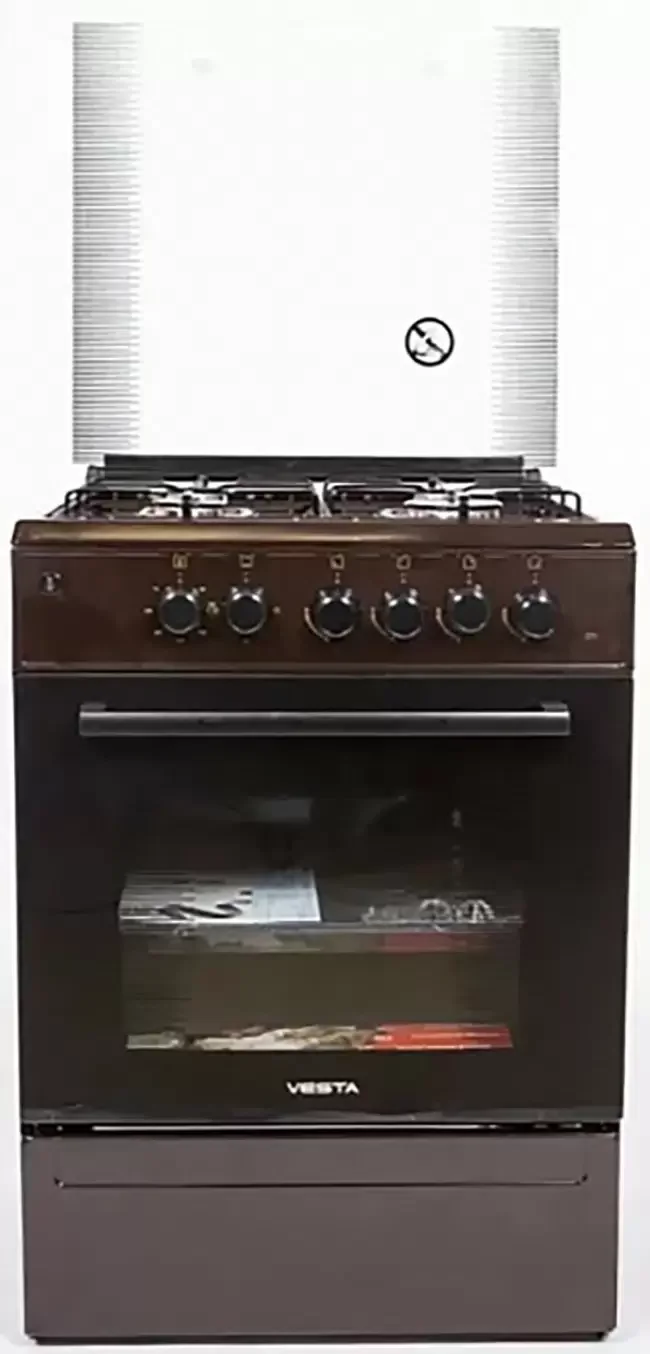 Комбинированная плита VESTA Valencia VGE 50 10-E Коричневый Ex с VD