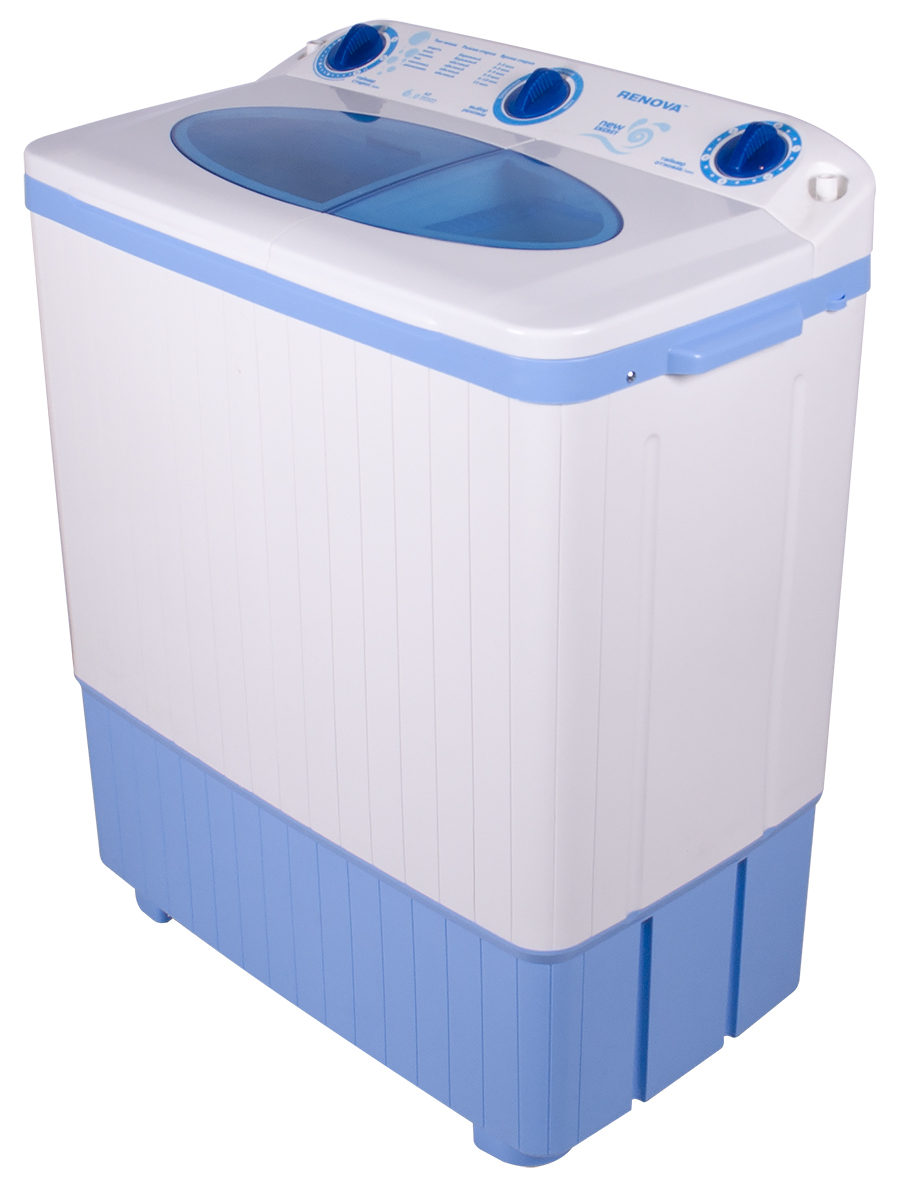 Стиральная машина полуавтомат Renova WS-60PET (6 кг, 4,5 кг отжим, насос)