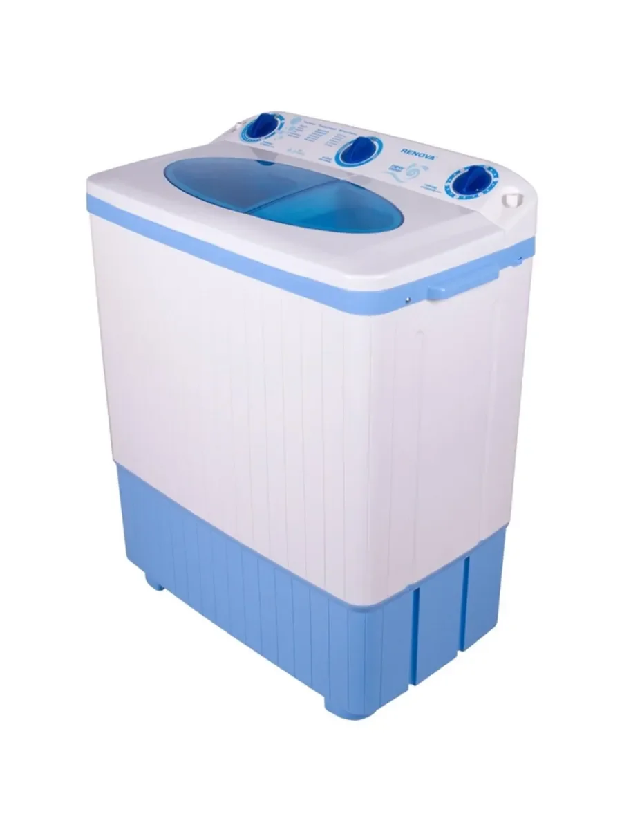 Стиральная машина полуавтомат Renova WS-60PET (6 кг, 4,5 кг отжим, насос)