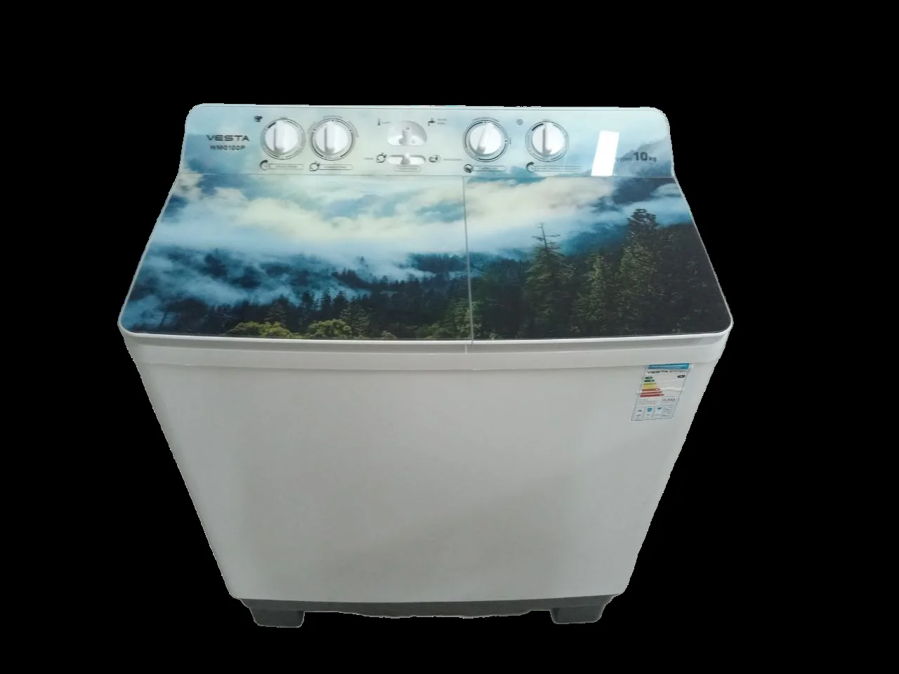 Стиральная машина полуавтомат VESTA WMG 100P 10кг Nature 01 (10кг, отжим 6кг, помпа)