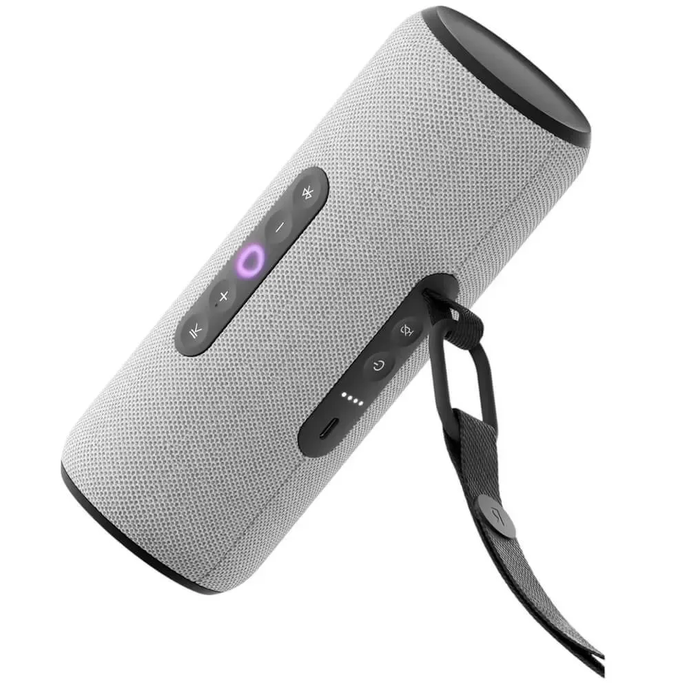 Умная колонка Яндекс Станция Стрит с Алисой, портативная, модель YNDX-00030GRY (серый)