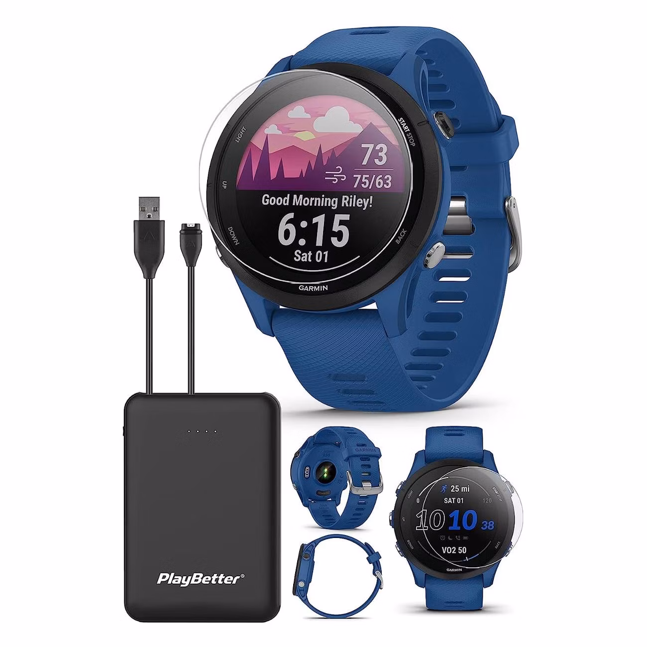 Смарт-часы Garminn Forerunner 255 Tidal Blue 010-02641-11 28805 753759279882