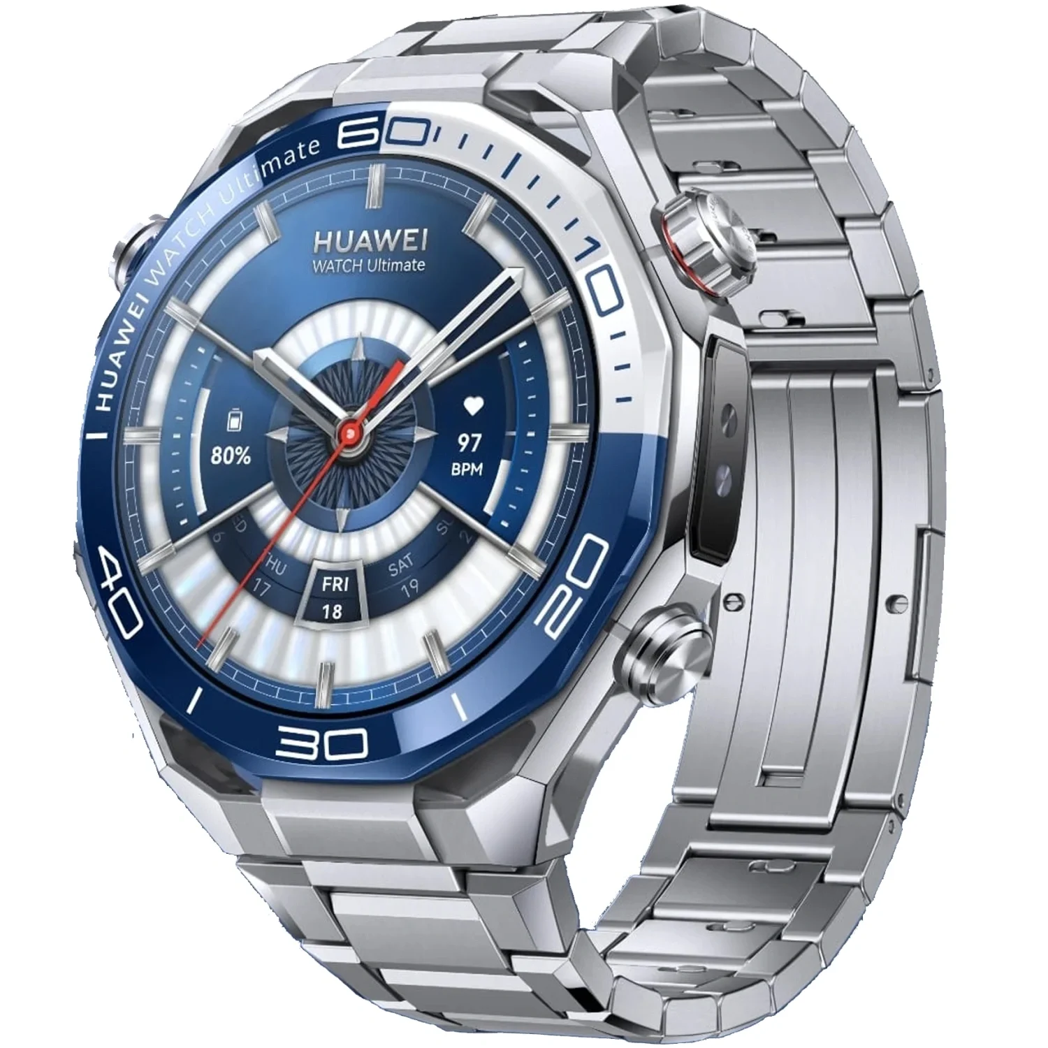 Смарт-часы Huawei Ultimate 2 Blue/White + Titanium 55020GBJ
