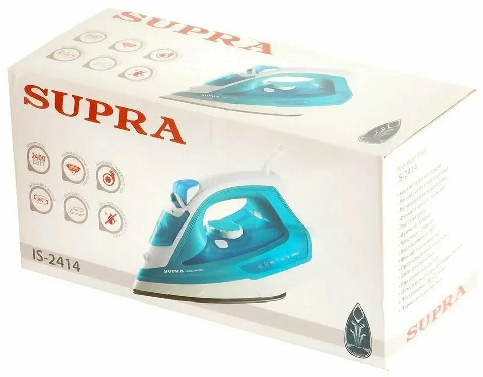 Утюг SUPRA IS-2414 2400Вт, керамика, удар 140г/мин