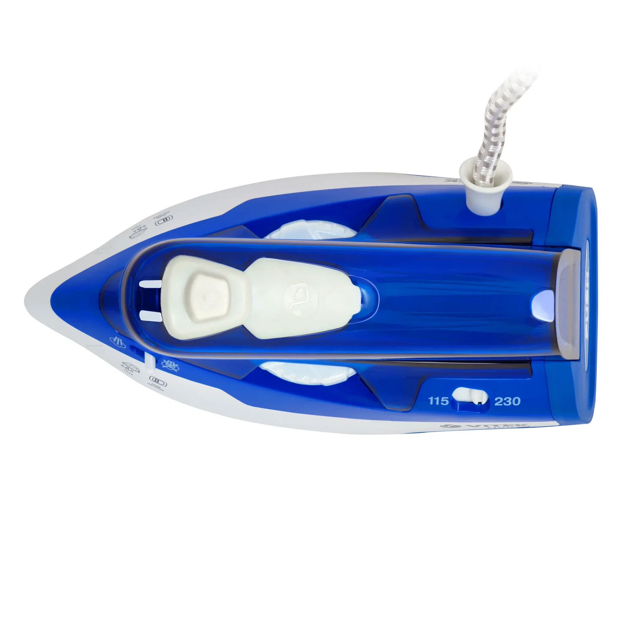 Утюг Vitek VT-1269. 2400 Вт. резервуар 600мл. керам.покрытие.