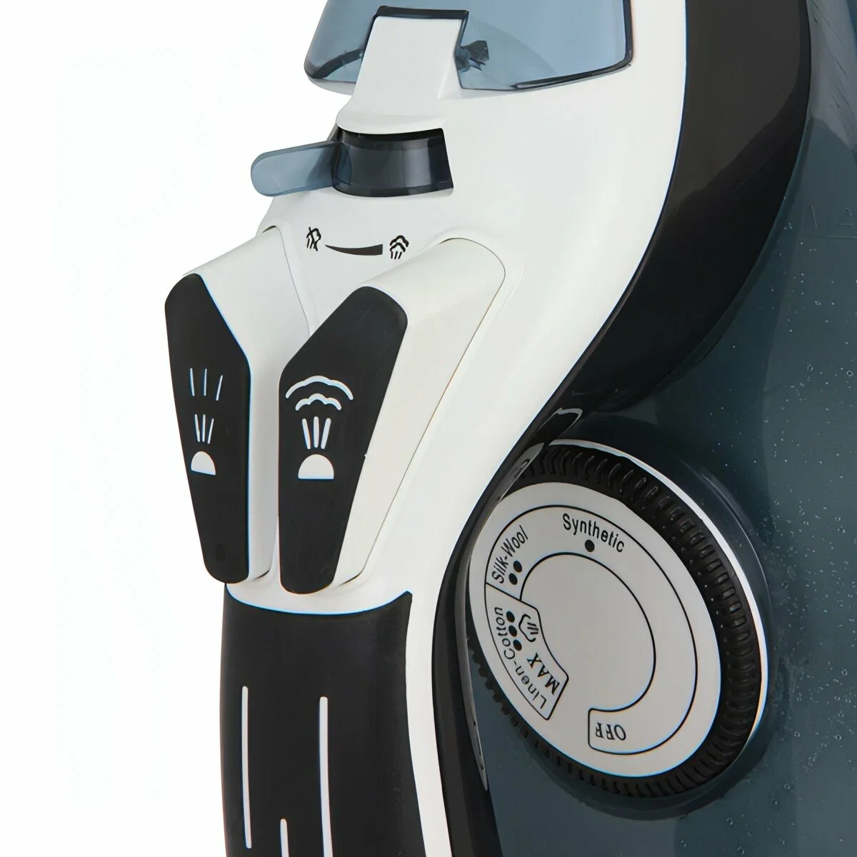 Утюг VITEK VT-8304 BK (2400вт, 350мл, 140г/мин, керам)
