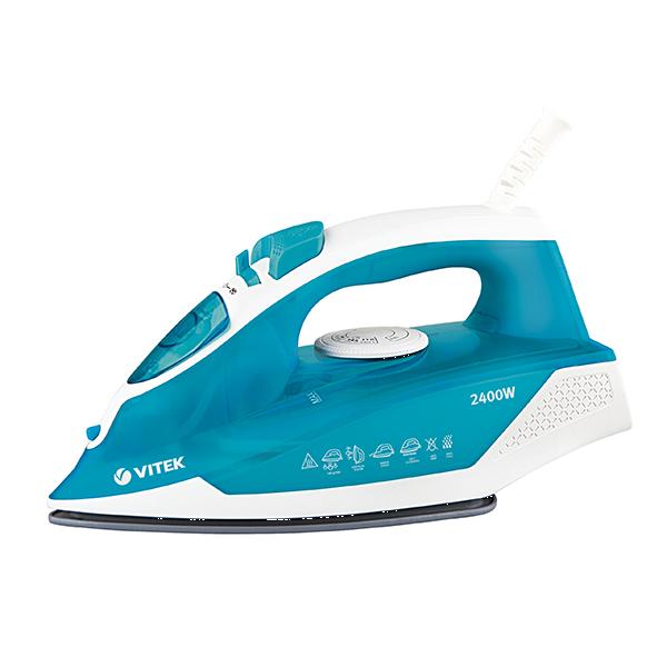 Утюг VITEK VT-8307 B (2400Вт, 260мл, 140г/мин,подошва Ceramic Ultra Care)