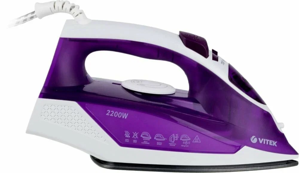 Утюг VITEK VT-8308 VT (2200Вт, 260мл, 130г/мин, подошва Ultra Care)
