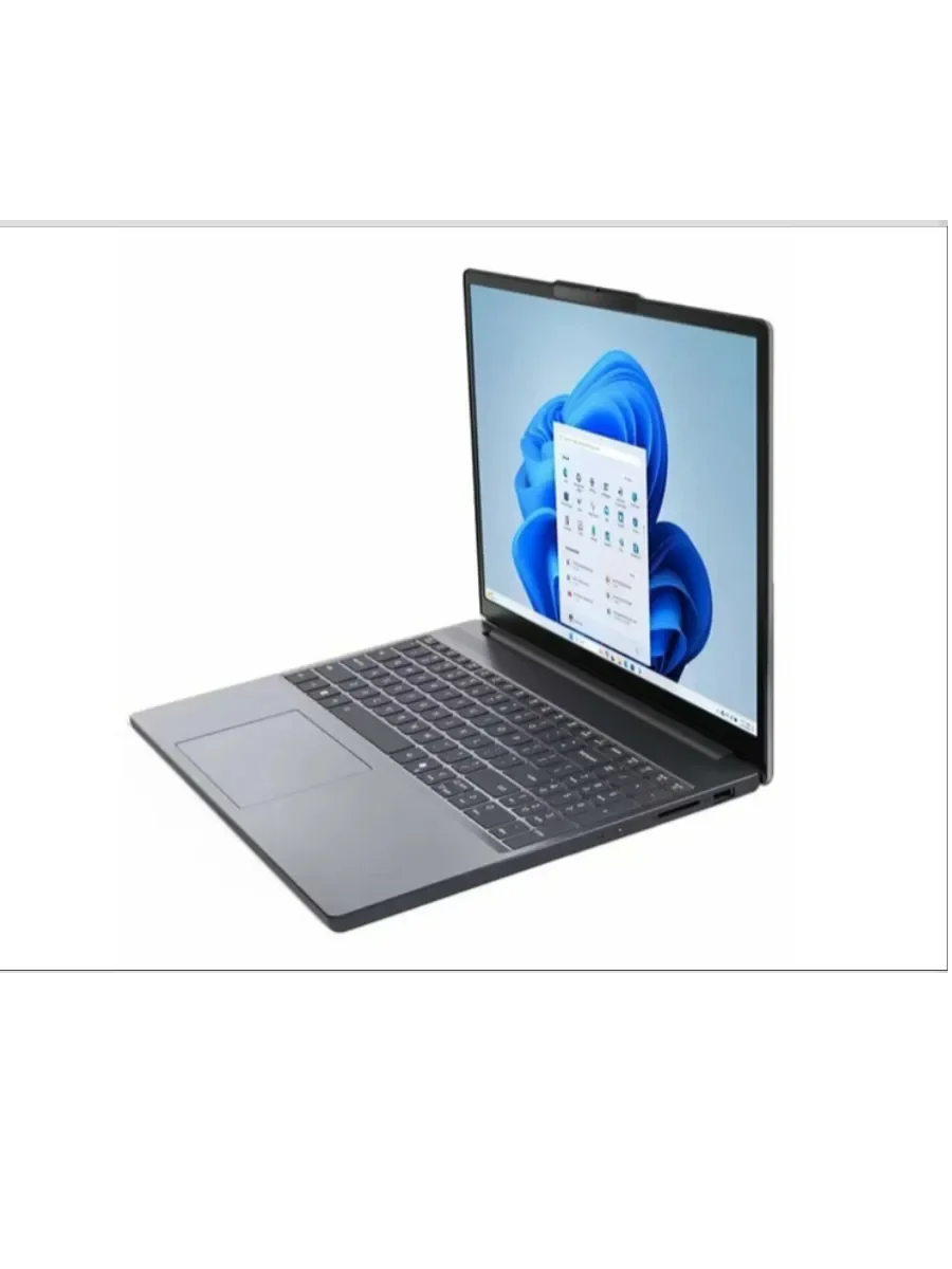 Ноутбук Lenovo IdeaPad Slim 3 15AHP10/15.3" WUXGA 1920x1200/AMD Ryzen 5 8540U/16 Gb/512 Gb SSD/AMD Radeon Graphics/No OS/серый/1.63 кг