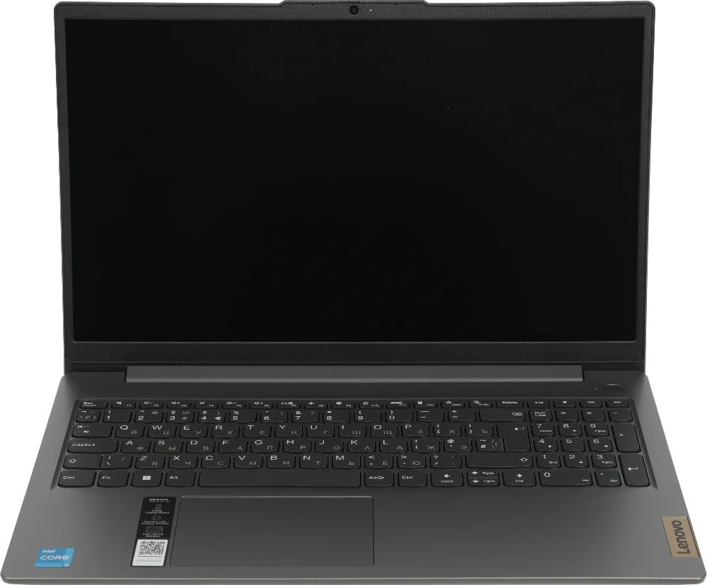 Ноутбук Lenovo IdeaPad Slim 3 15IRU8/15.6" Full HD 1920x1080/Intel Core i3 1315U/8 Gb/256 Gb SSD/Intel UHD Graphics/No OS/серый/1.62 кг