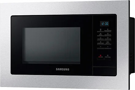 Встраиваемая микроволновая печь СВЧ Samsung MS23A7013AT/BW, нержавеющая сталь