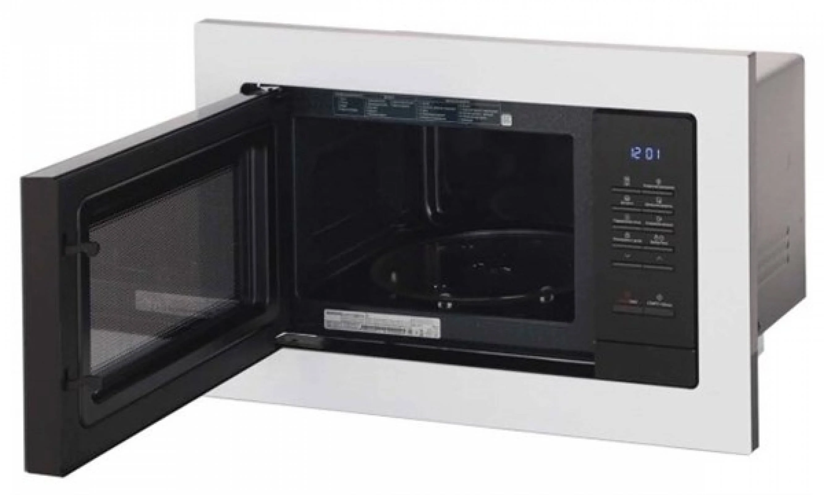 Встраиваемая микроволновая печь СВЧ Samsung MS23A7013AT/BW, нержавеющая сталь