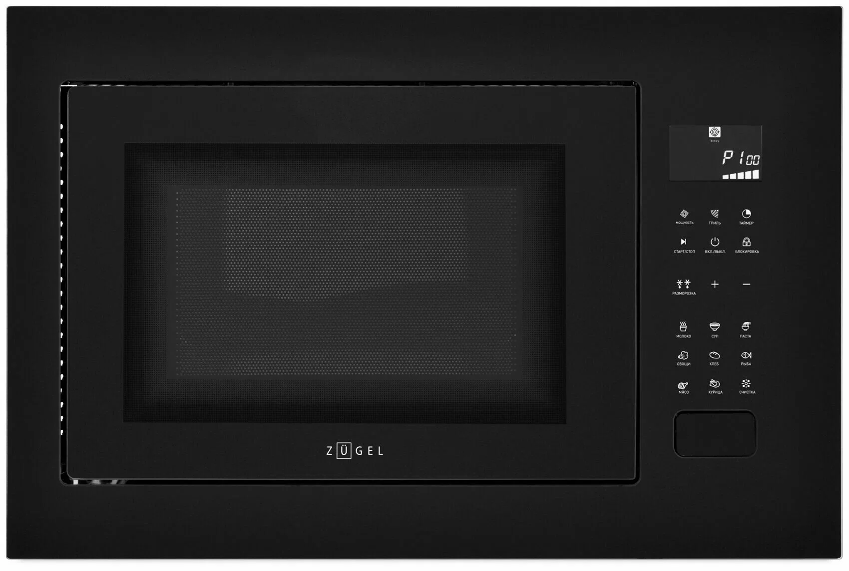 Встраиваемая микроволновая печь СВЧ Zugel ZMO251B черная