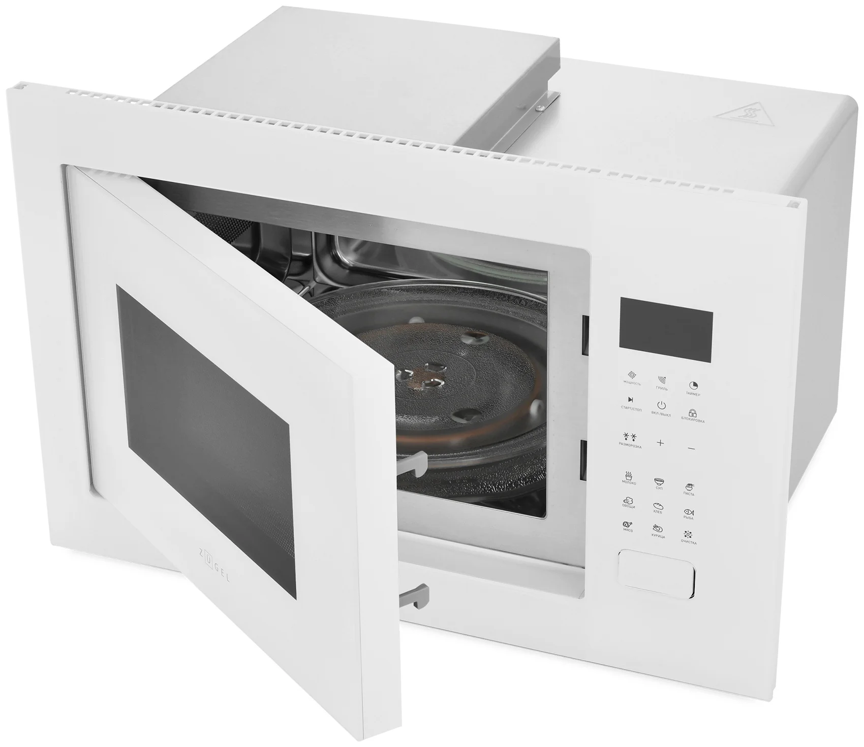Встраиваемая микроволновая печь СВЧ Zugel ZMO251W белая