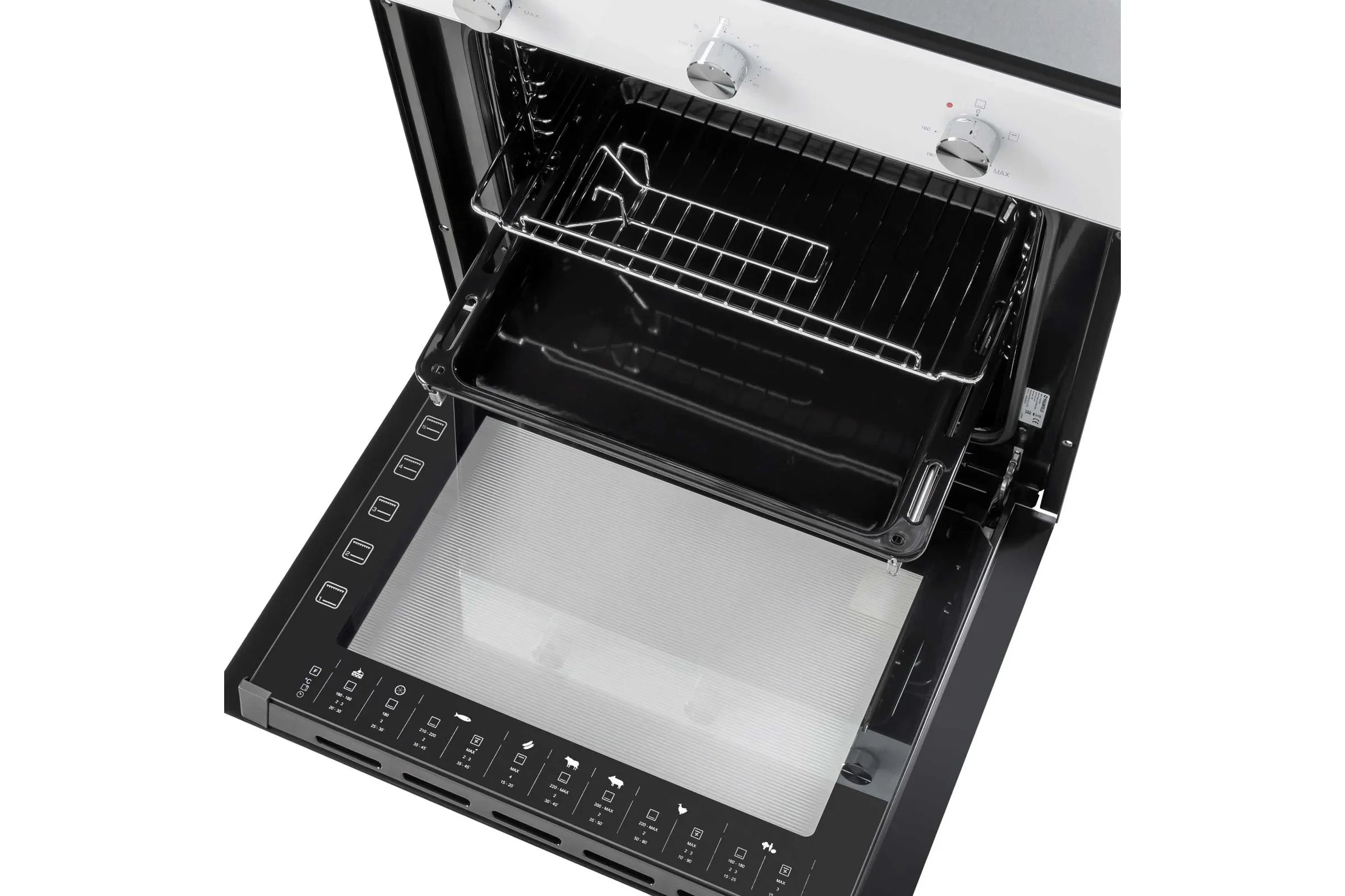 Газовый духовой шкаф Maunfeld EOGC604W Slim