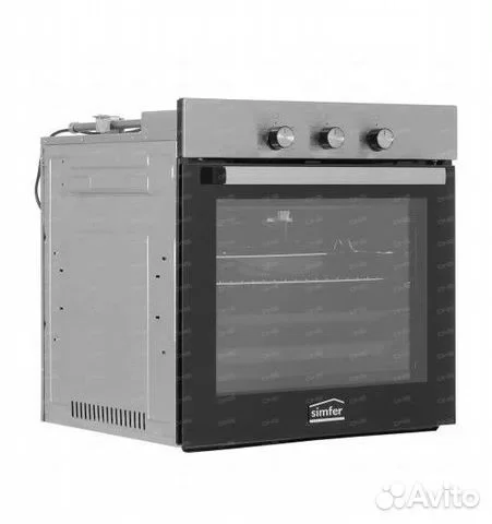 Газовый духовой шкаф Simfer B6GM12016
