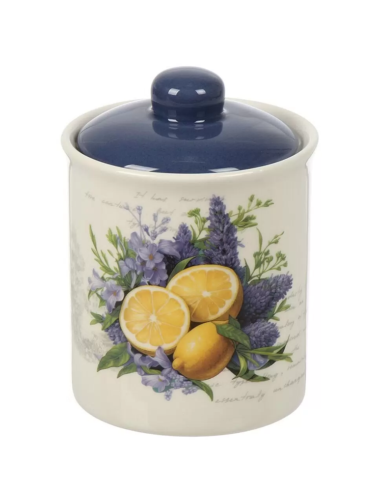 СП Банка для сып продуктов, доломит, 0.55 л, с крыш, Лаванда, Daniks