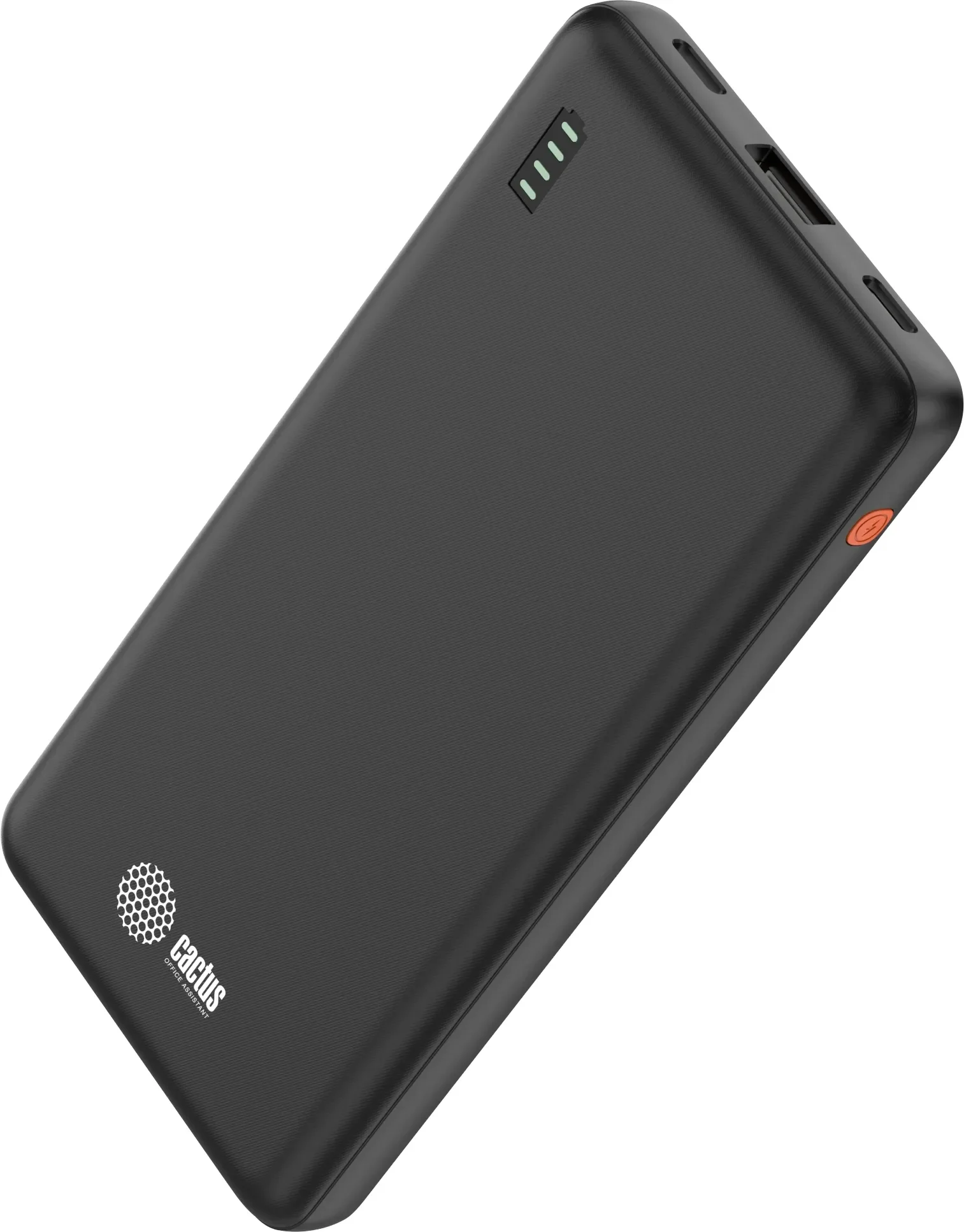 Портативный аккумулятор Cactus CS-PBFSAA-10000 10000mAh 4.5A USB-A/2xUSB-C черный