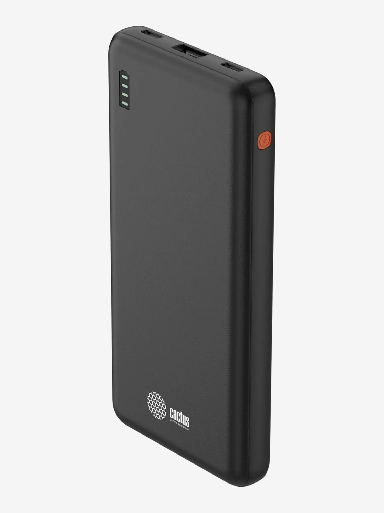 Портативный аккумулятор Cactus CS-PBFSAA-10000 10000mAh 4.5A USB-A/2xUSB-C черный