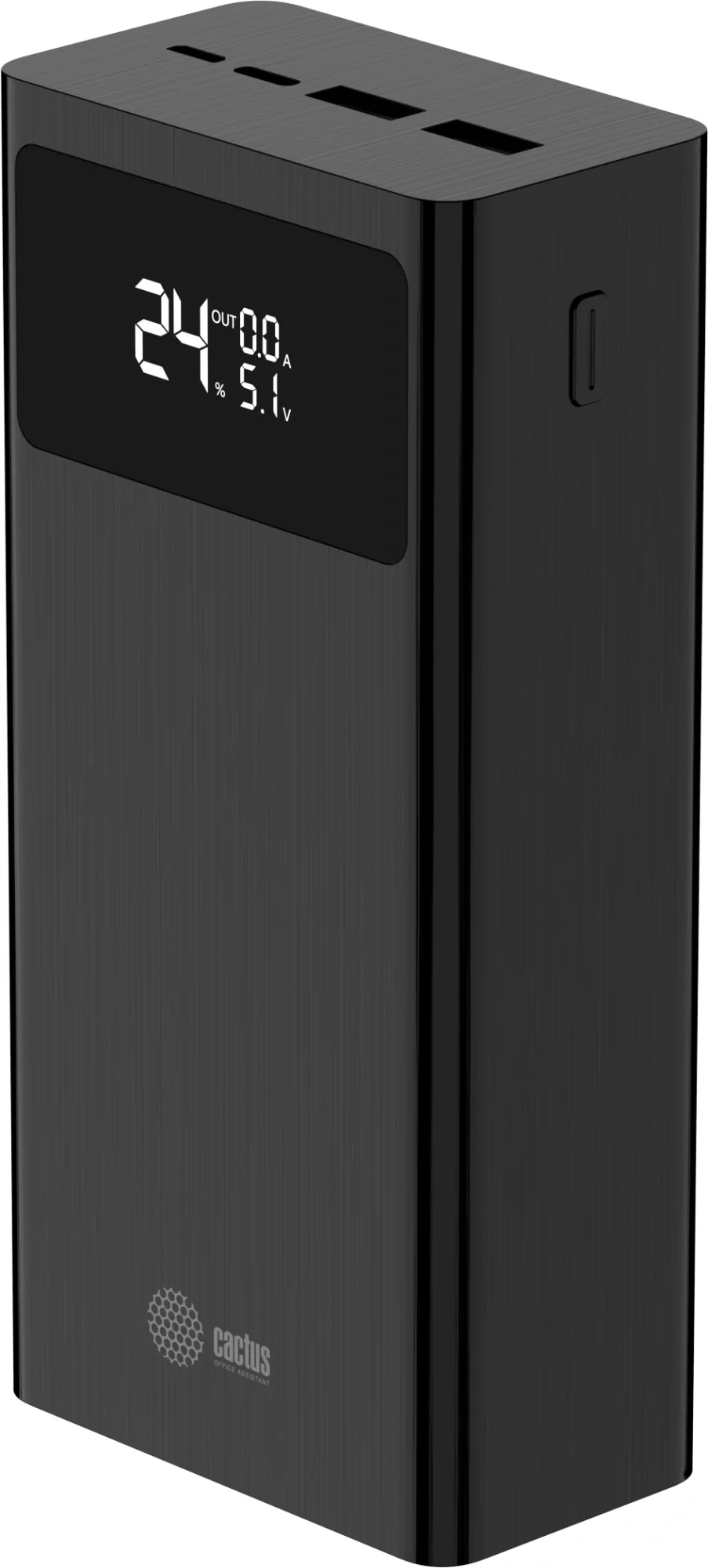 Портативный аккумулятор Cactus CS-PBFSKA-30000 30000mAh 22.5W 4.5A USB-A/USB-C черный