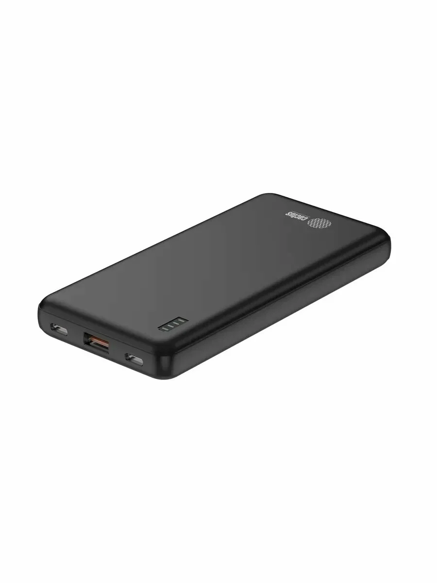 Портативный аккумулятор Cactus CS-PBFSUA-10000 10000mAh 22.5W 4.5A USB-C беспров.зар. черный