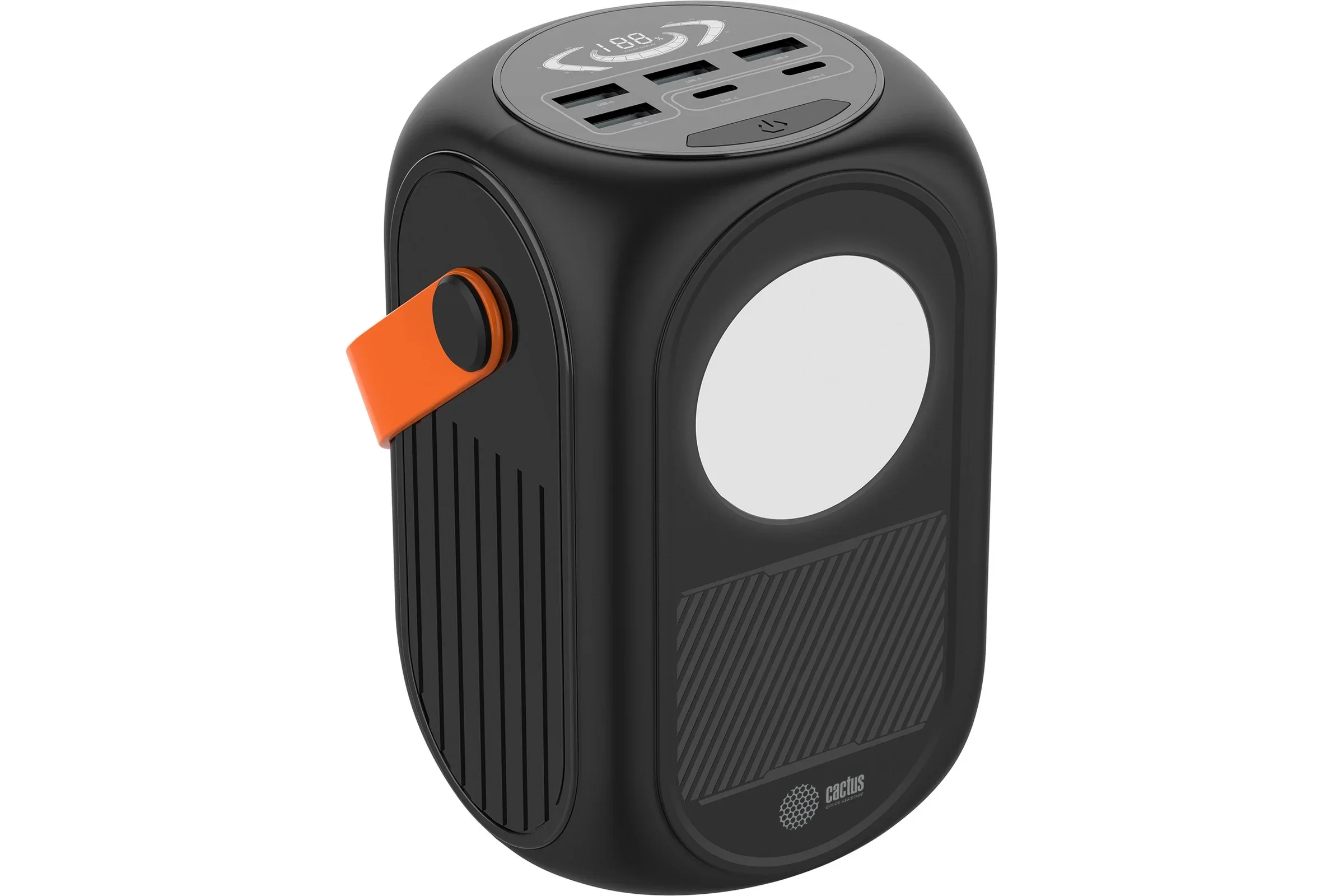 Портативный аккумулятор Cactus CS-PBFSUD-60000 60000mAh 80W 4.5A черный