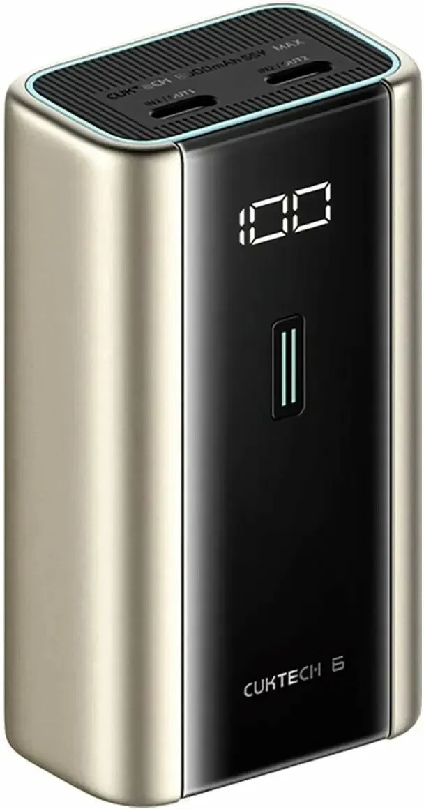 Портативный аккумулятор CUKTECH PB060 6000mAh 55W золотистый