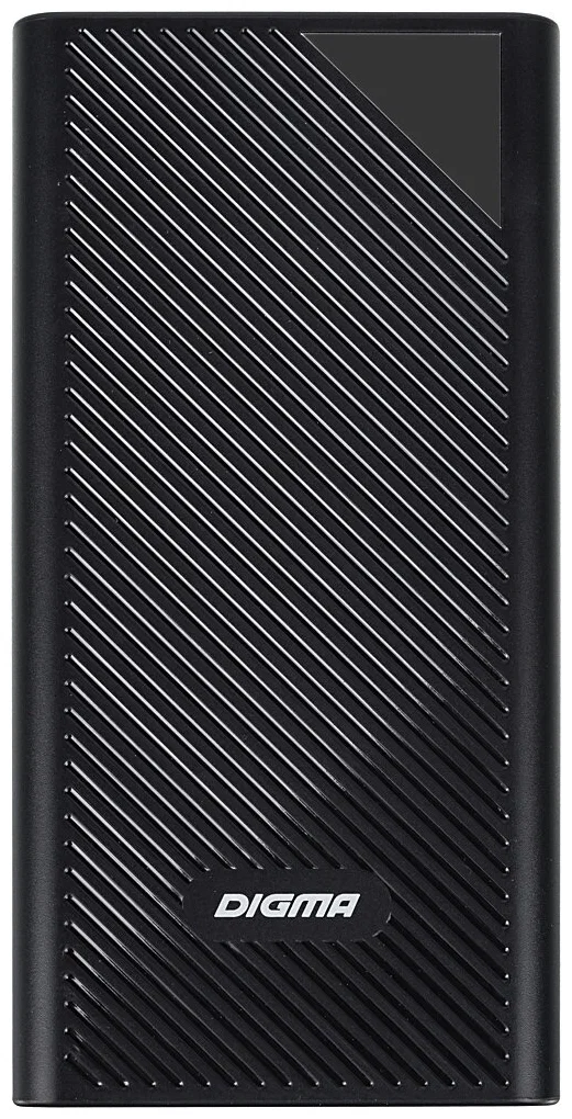 Портативный аккумулятор Digma DGP-30000-4U Li-Pol 30000mAh 3A черный 2xUSB