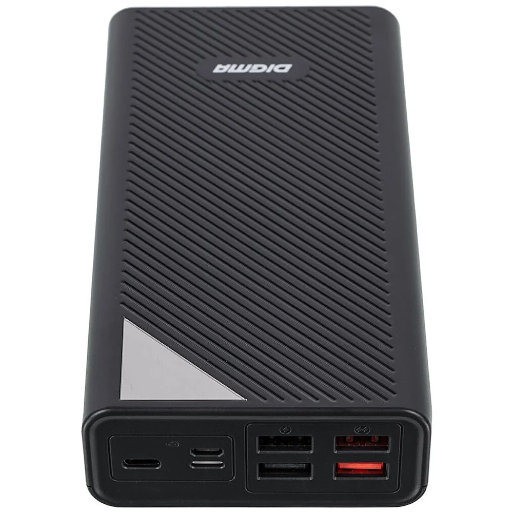 Портативный аккумулятор Digma DGP-30000-4U Li-Pol 30000mAh 3A черный 2xUSB