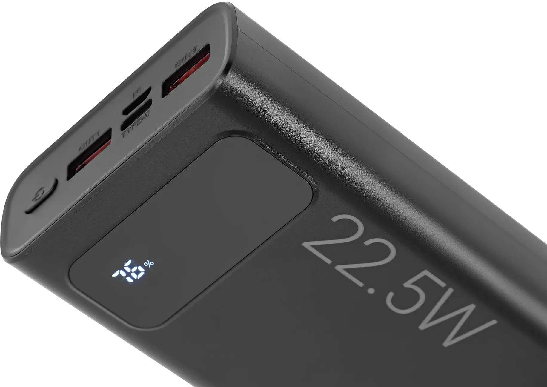 Портативный аккумулятор Digma DGPF20B 20000mAh QC3.0/PD3.0 22.5W 3A 2xUSB-A/USB-C черный