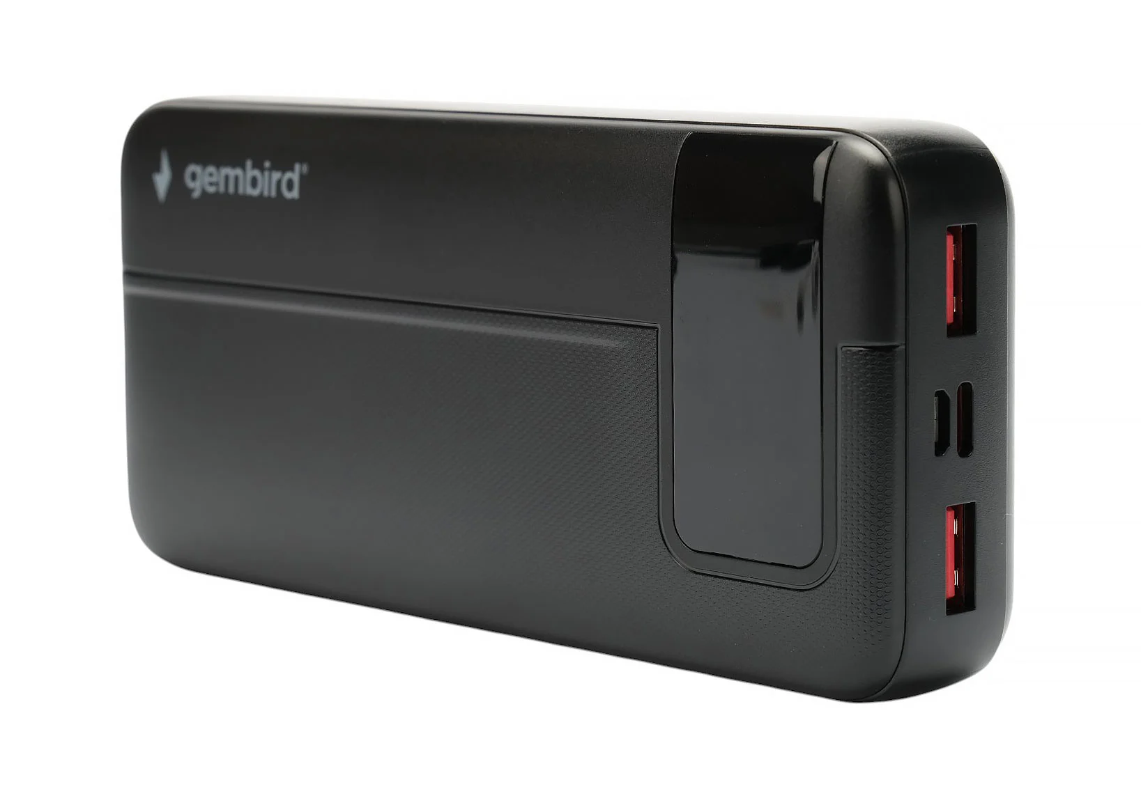 Портативный аккумулятор Gembird GPB-20, 20000мА·ч, 2A, черный