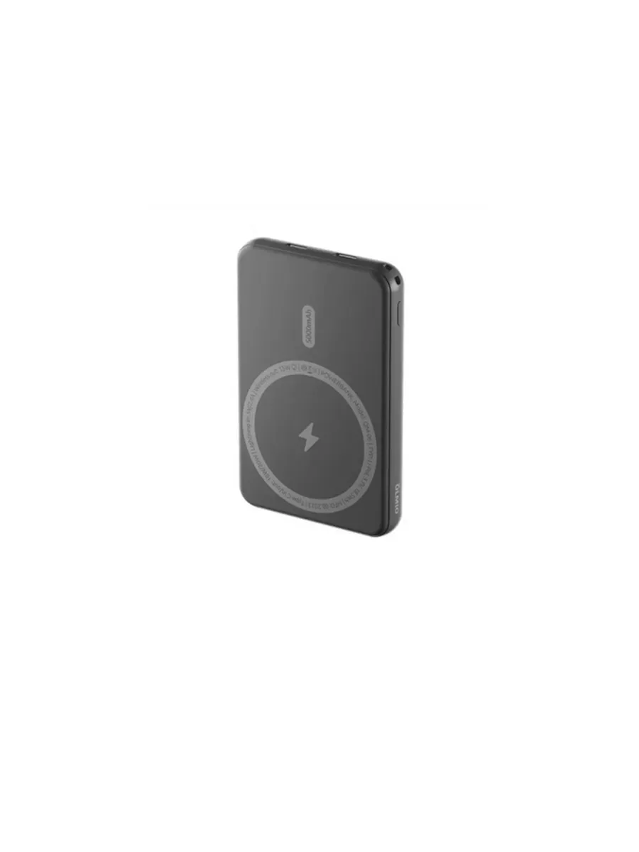 Портативный аккумулятор OLMIO QM-06, 5000mAh, 20W Type-C PD, MagSafe 15W, Soft-Touch, серый