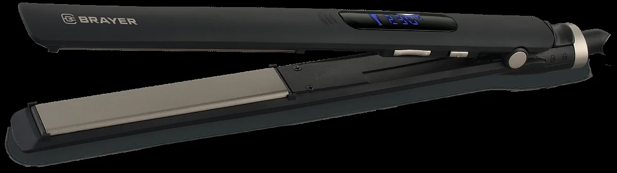 Выпрямитель для волос BRAYER BR3340 серый, 25 мм, 230 °C, 5 режимов