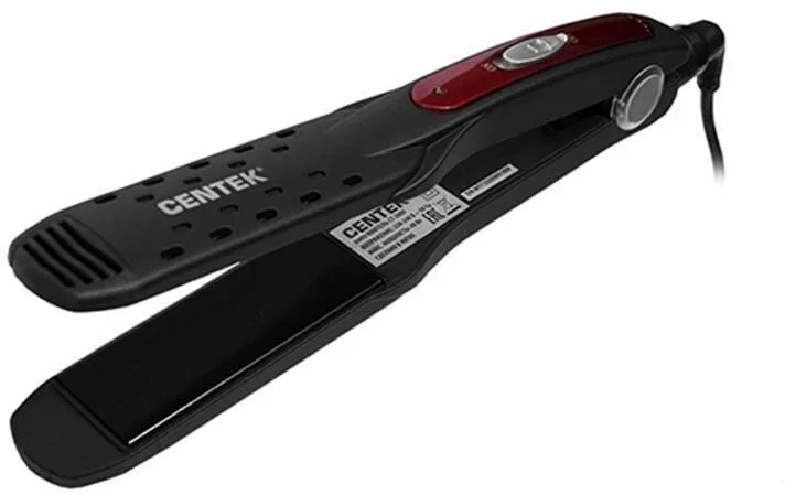 Выпрямитель для волос Centek CT-2009 черный/красный, 32 мм, 200 °C, 1 режим