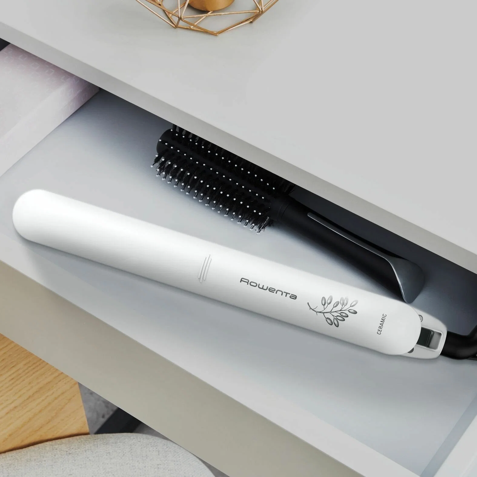 Выпрямитель для волос Rowenta Easyliss 2 SF1628F0, белый