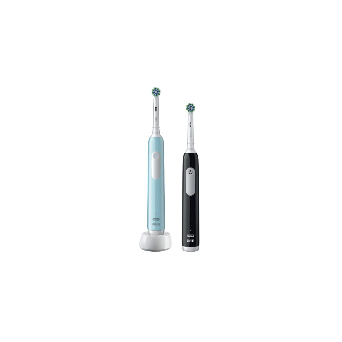 Набор электрических зубных щеток Oral-B Pro Series 1 бирюзовый/черный