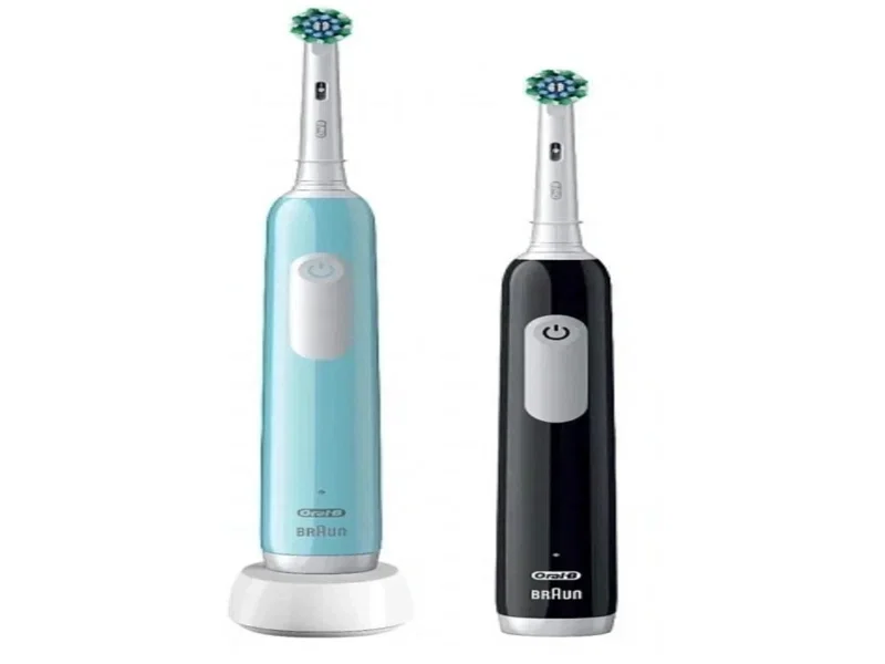 Набор электрических зубных щеток Oral-B Pro Series 1 бирюзовый/черный