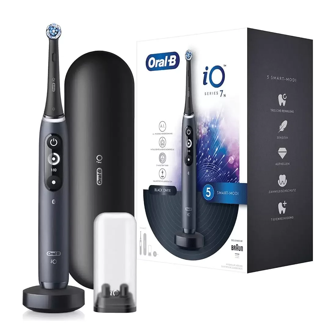 Электрическая зубная щетка Oral-B iO Series 7 Onyx черный