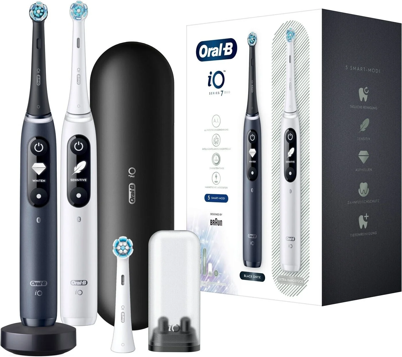 Электрическая зубная щетка Oral-B iO Series 7 Onyx черный