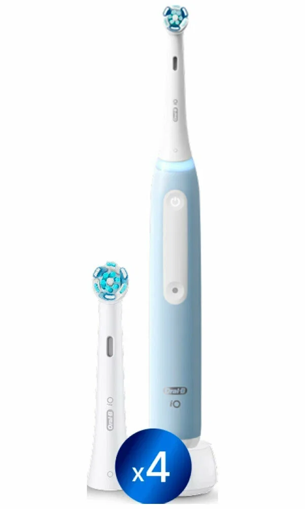 Электрическая зубная щетка Oral-B iO_S3_Ice Blue голубой