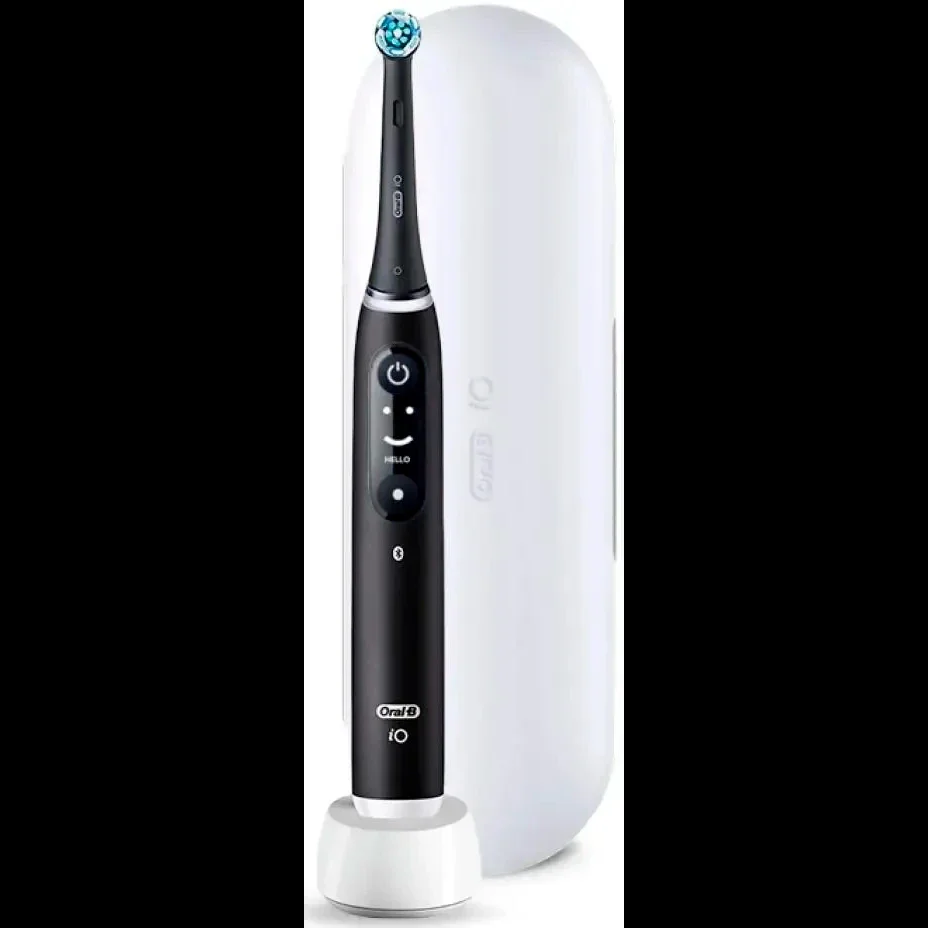 Электрическая зубная щетка Oral-B iO_S6_Black Lava_Ultimate Clean черный